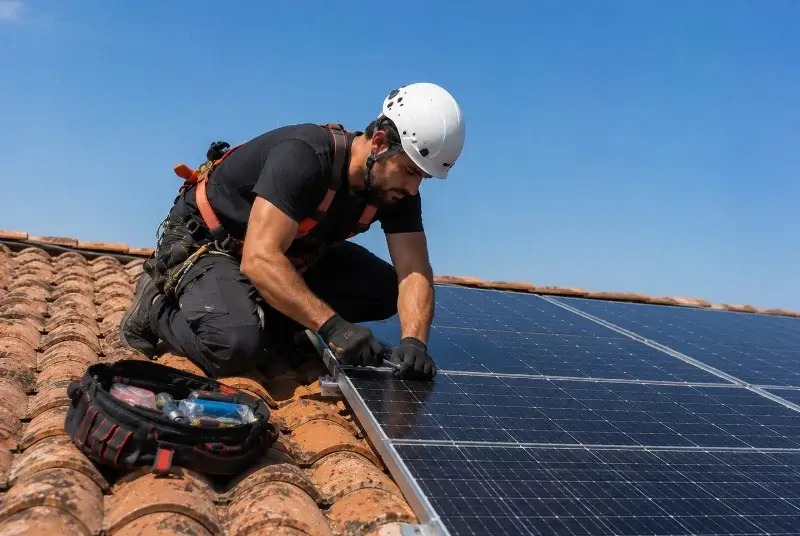 Maintenance et monitoring de panneaux solaires à Trignac