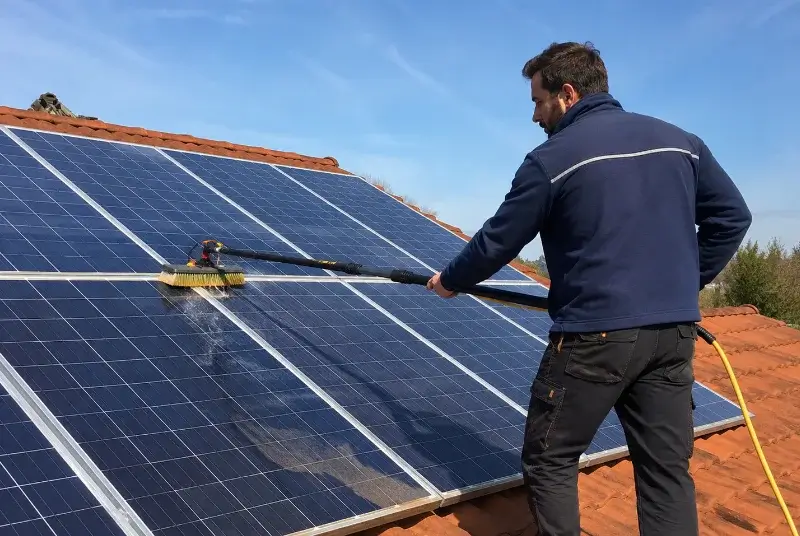Nettoyage et entretien de panneaux solaires à Trignac